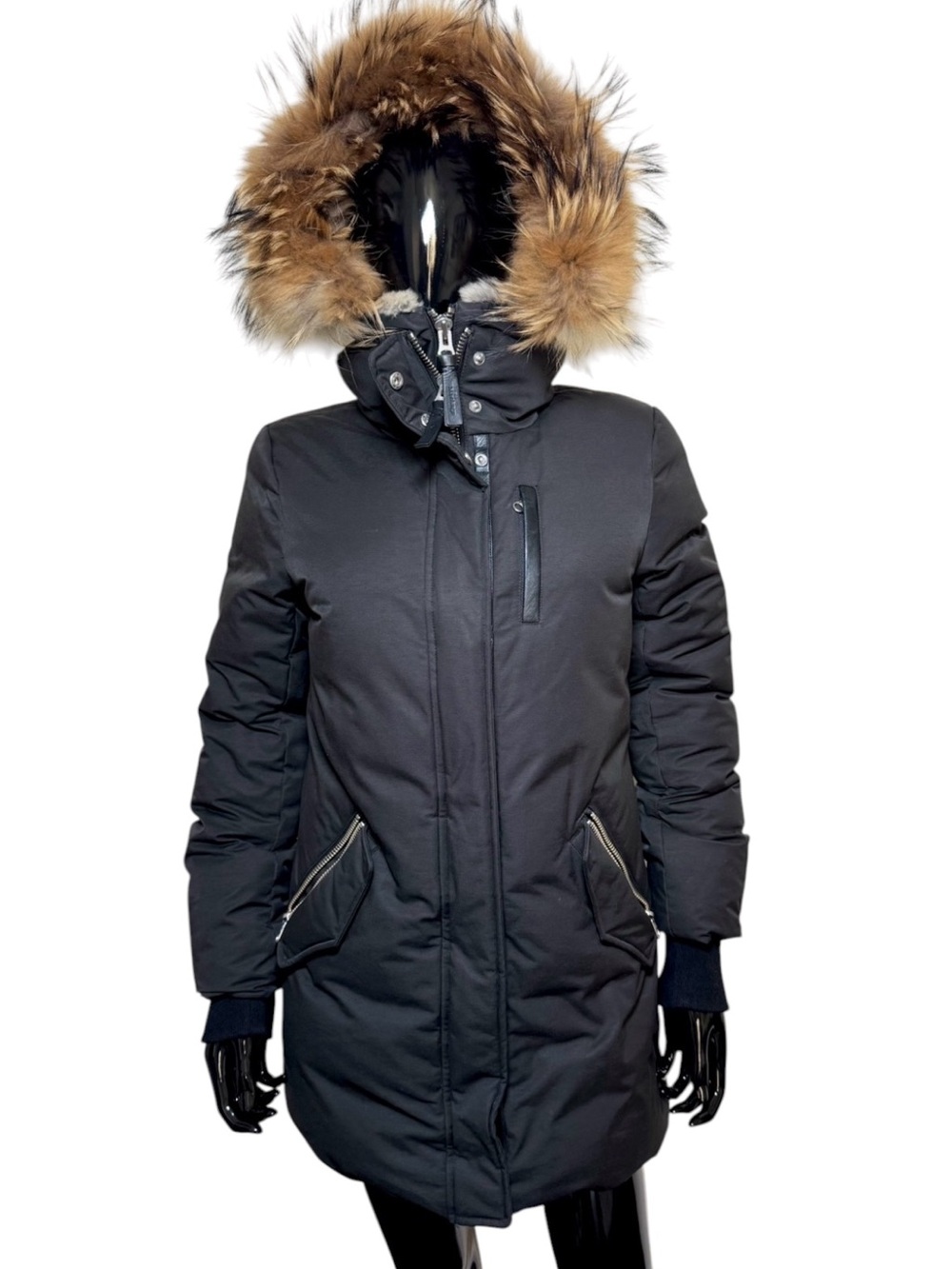 Mackage women’s parka black coat size small